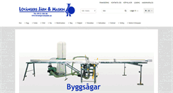 Desktop Screenshot of lovangersmaskin.se